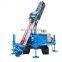HW150 deep hole hydraulic down the hole hammer drilling rig machine for rock blasting and anchor pile drilling