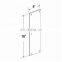 High Quality Front Door Stainless Steel 304 Bottom Kick Plate