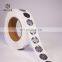 Custom Sand Silver 3D Stereo Effect Secure Pattern Holographic Round Stickers