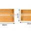Wholesale Natural Ecofriendly Square Wooden Platter Fruit Snack Food Bamboo Serving Tray