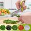 Herb Scissors with 5 Multi Stainless Steel Blades and Safe Cover Kitchen Gadgets Cutter Culinary Cutter Kitchen Chopping Shear