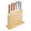 Eco-friendly Bamboo Wood Enhanced Magnetic Knife Block Holder