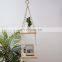 Macrame Plant Hanger, Macrame Wood Shelf, Hanging Shelves
