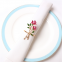 Elegant Rose Decorative Golden Flower Serviette Holder Romantic Valentine Napkin Ring for Wedding Party Dinner Table Decor