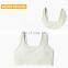 Athletic Ribbed Yoga Fitness Women Square Neckline Sports Bra Biker Shorts Set Gym