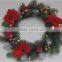 New design promotional PVC artificial christmas wreath/garland for X-mas