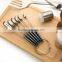 Longer handles with silicone 6 pcs stainless steel measurement tools for kitchen tools