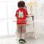 2015 New arrival gentleman style wholesale children's boutique clothes boys boutique clothing fashion t-shirt set for boys