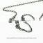 Factory price Skull hand Necklace silver 925 chain