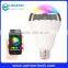 New E27 Wifi changeable colour Led Bulb Lamp Bluetooth Speaker With Remote Control