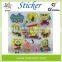 SpongeBob sel adhesive 3d wall decor foam sticker for Kids