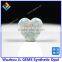 OP17 White Synthetic Opal Heart Cabochon Shape Opal Pendants for Necklace