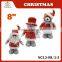 Russian Brazilian Market 8" Small Polyester Christmas Standing Set