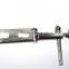 Adjustable conveyor side bracket with solid structure