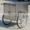 Stainless Steel Traditional Street Hot Dog Push Cart For Sale, Hand Push Food Cart made in china