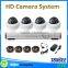 cheap hd home security camera systems,4ch 1080AHD dome zoom lens HD camera with DVR recorder