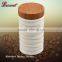 porcelain plain white canister for hotel, home food holder
