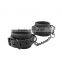 Quality Black Soft Fur Restraint Wrist & Ankle Cuffs Bondage Fetish Role Play