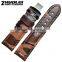 high quality Camouflage genuine calfskin leather watch Bracelet 24mm Wholesale 3PCS