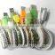 Colorful Flat Camouflage Micro USB cable for HTC , for Samsung , usb charger cable