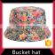 Blue camo wholesale bucket hat custom