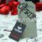 Folded paper printing clothing jeans hangtags and labels