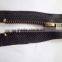 3# metal copper zipper fastener close end zipper with copper 45YG slider jeans zipper