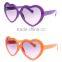 Wholesales Cheapest Simple Plastic Heart Shape Children's Sunglasses