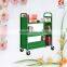 Professional step ladder book cart metal v-shape book cart book truck with CE certificate