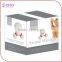Portable Triangle Atom-shaped Body Massager with LED Light