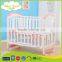 WBC-43B 2016 new product hot sale baby bed with anti bite strip, convertible baby beds