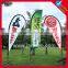 Hot sale screen printing feather beach banner