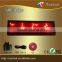 Multi function red color scrolling name led badge control by PC software and buttons