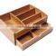 Hot Selling in Korea ! Bamboo Desk Organizer Storage Box