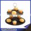 Buffet restaurant useful fruits tray natural slate stone black color popular cake stand
