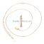 Latest Design 18k Solid Gold Chain Cross Necklace                        
                                                                                Supplier's Choice