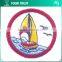 Gold Sliver Metallic Anchor Flag Bouy Iron-on Custom Applique Embroidery Patches