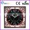 Plastic antique decoration retro lattice 18 inch wall clock