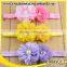 kids lace head bands, elastic flower girl hair bands