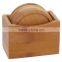 China manufacturer wooden engraved coaster