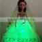 Royal Lighting White Princess Evening Dress with Stars & Fuller Skirt for LED Toys