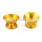 Aluminium Alloy Controller Replacement Parts For Playstation 4 Metal Gold Grip Thumb Grips Gold Chrome Grip for Sony PS4
