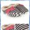 knit stripe washable indoor slipper winter knitted slippers