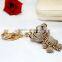 Wholesale custom made tiger shaped high quality keychains with cheap price