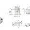 Mold Locking block Square Guide Bar