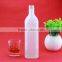 Populary best price whiskey oblate bottle square olive oil bottle frosted beverage bottle 700ml