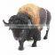 Injection molded animal Yak bull figures sculptures