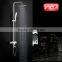 Rainfall shower white sliding bar shower set