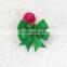 Fashionable pre-made satin ribbon bows, flower bows for underwear, garments,dress