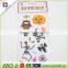 Halloween Pumpkins & Green Ghost Large Temporary Tattoos Cute Big Tattoo Stickers